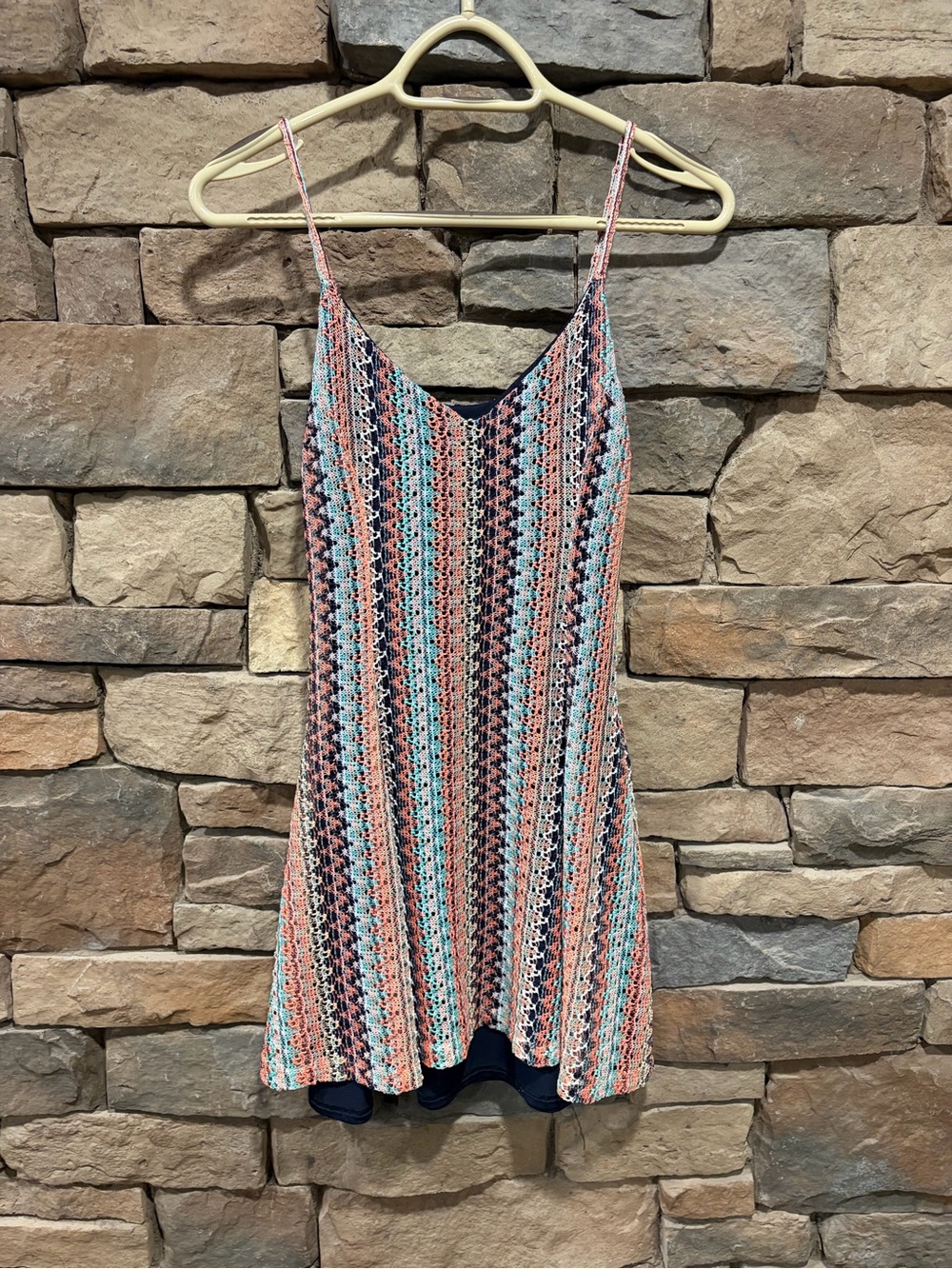 Design Lab Lord & Taylor Crochet Dress XS
